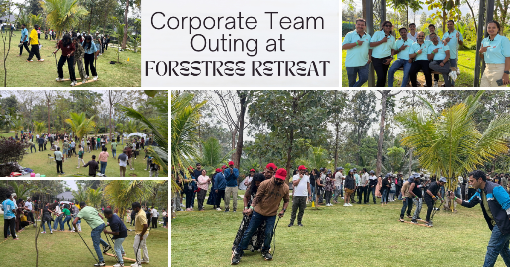 Corporate team outing at Forestree retreat resort
